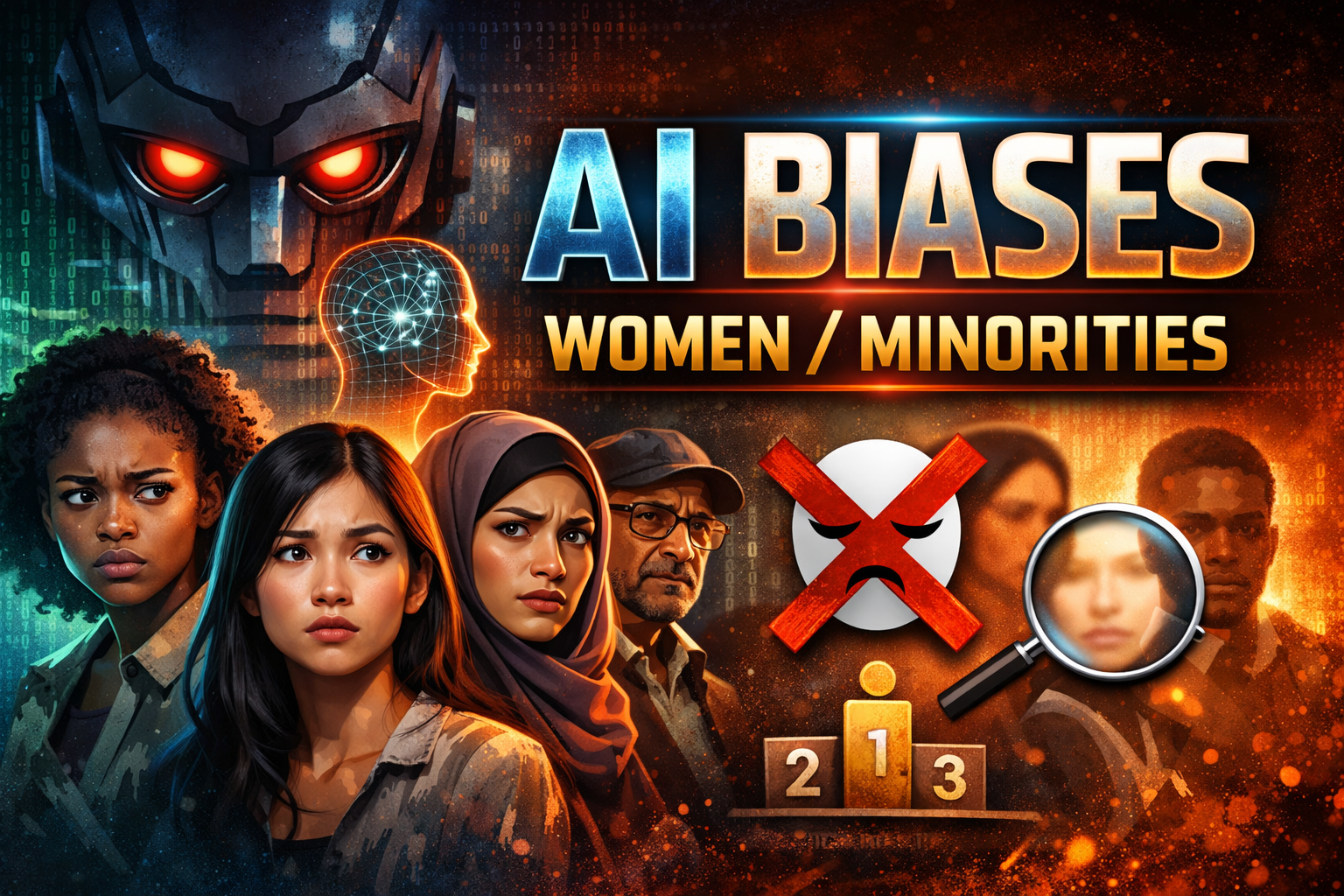 How AI Systems Reinforce Bias Against Women and Minorities