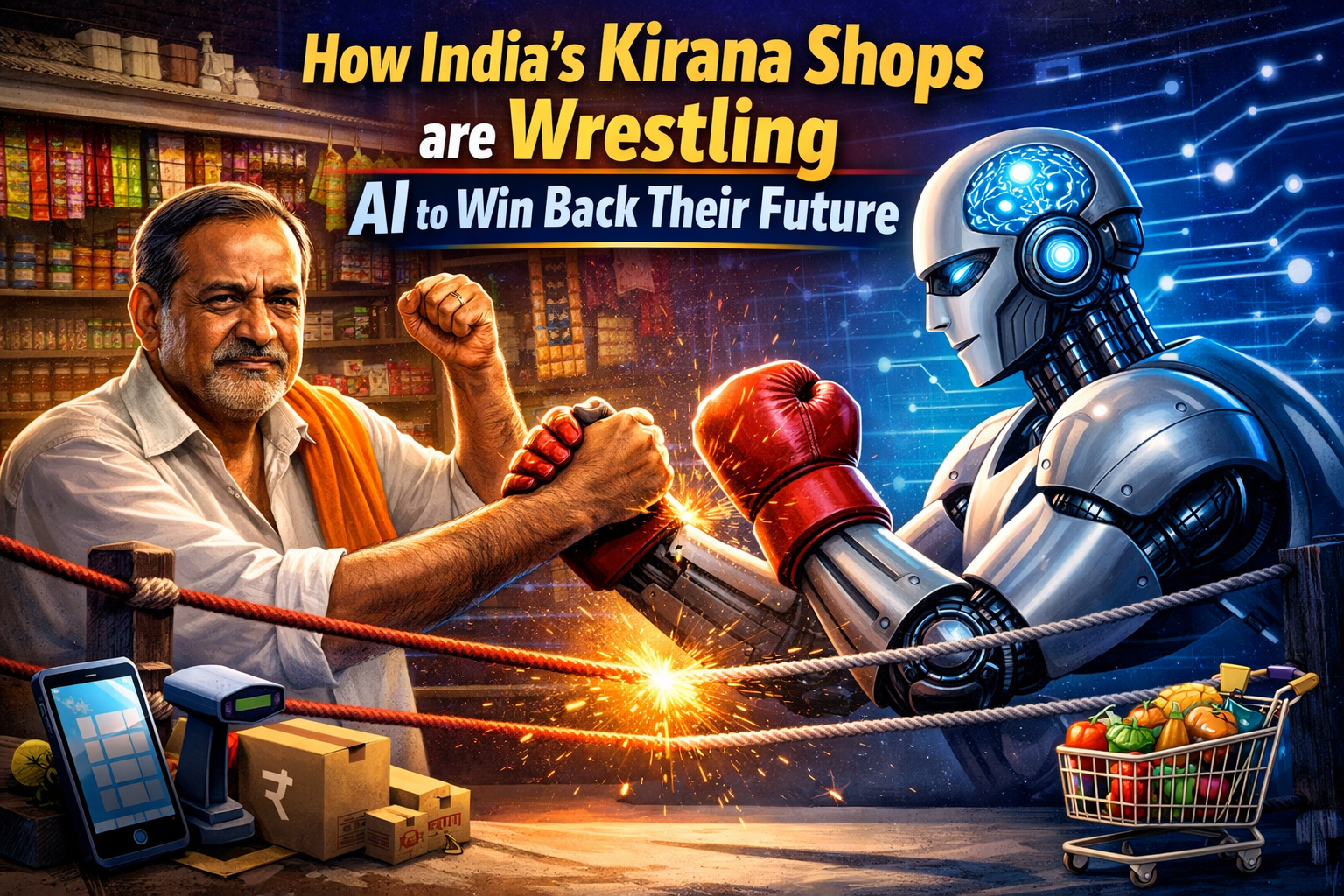 How India's Kirana Shops are Wrestling AI to Win Back Their Future